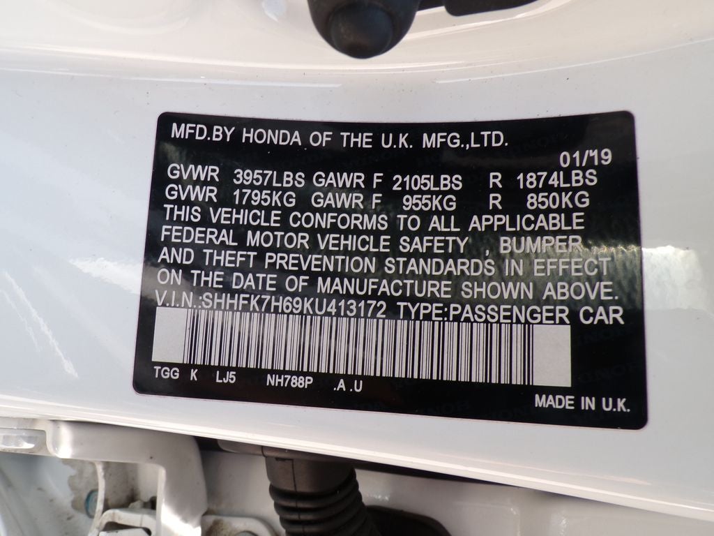 2019 Honda Civic EX